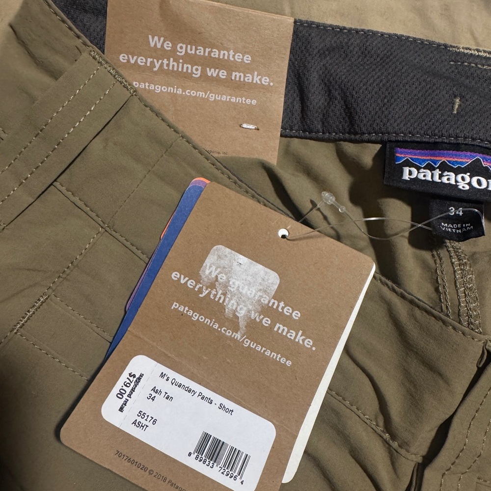 Patagonia Men's Quandary Pants In Ash Tan - Picture 3 of 3